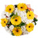 bouquet of chrysanthemums with gerberas. Plovdiv